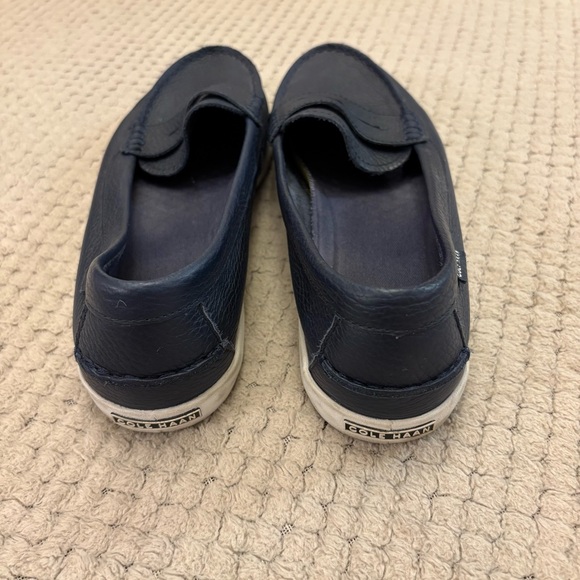 Cole Haan Navy Blue Loafers Boat Shoes 10 - Picture 6 of 9